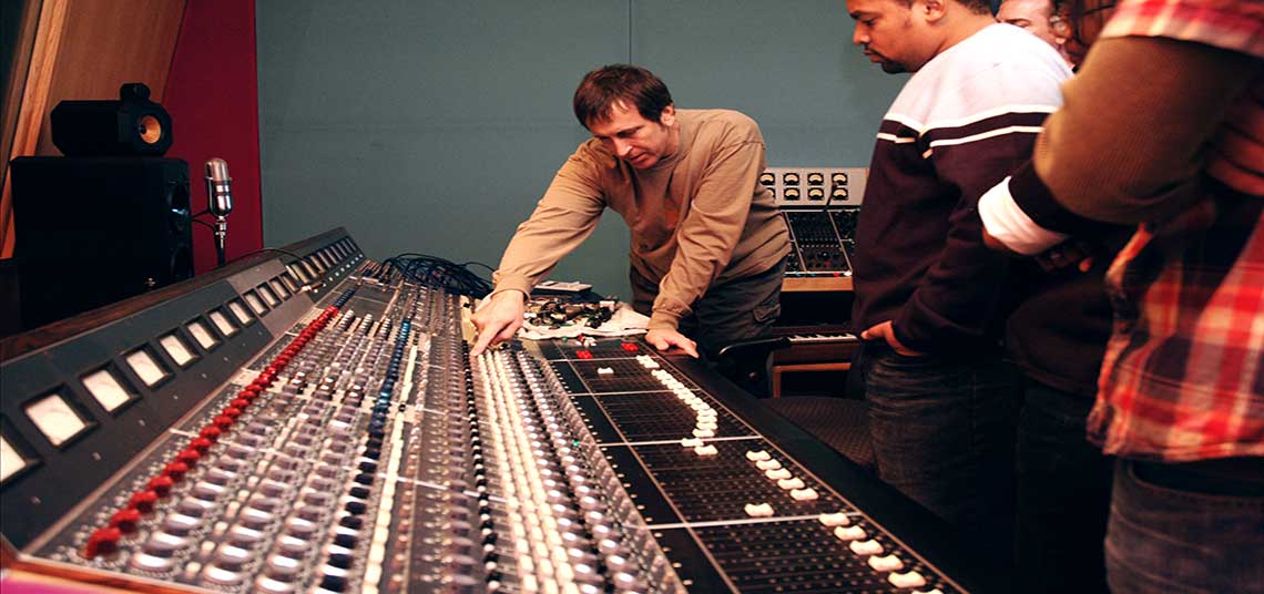 Audio Recording School Mixing Console